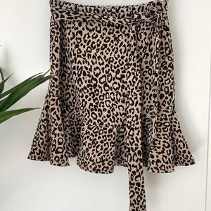 Nasty Gal Mini Leopard Skirt